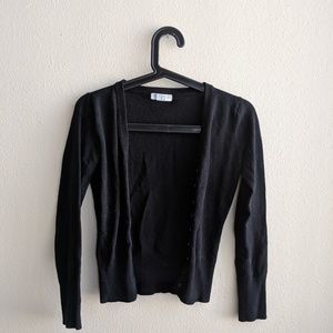 Black cardigan